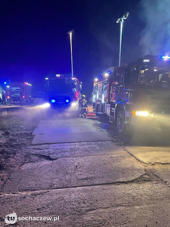Pożar przy Inżynierskiej w Sochaczewie