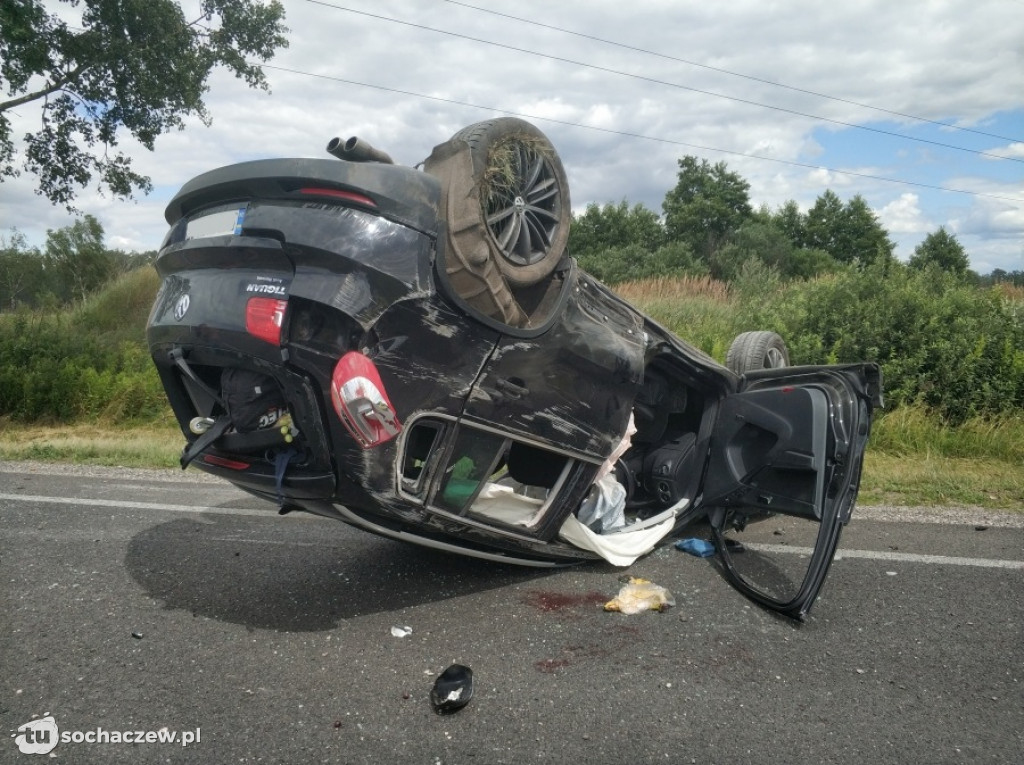 Wypadek w Młodzieszynku