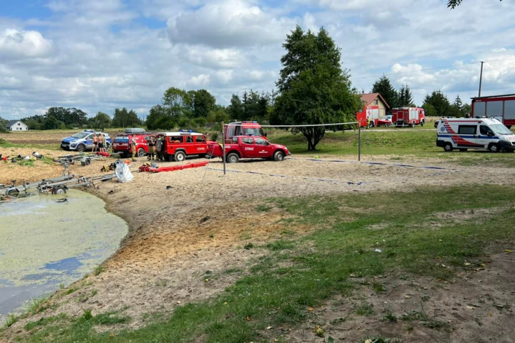Tragedia na jeziorze, zginął mieszkaniec gminy Brochów