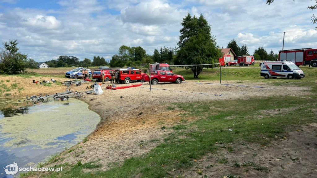 Tragedia na jeziorze, zginął mieszkaniec gminy Brochów