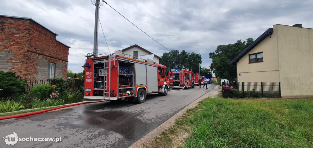 Pożar stodoły w Duranowie