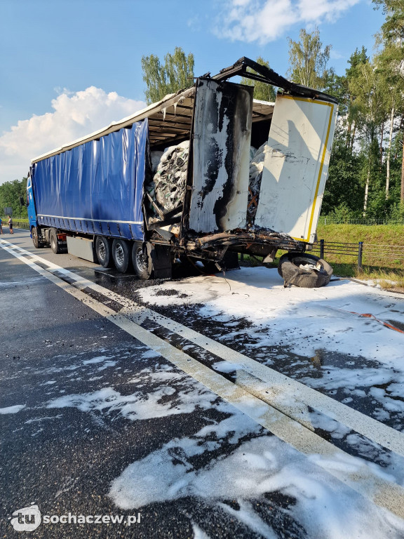 Zderzenie dwóch ciężarówek na DK 50 w Żyrardowie