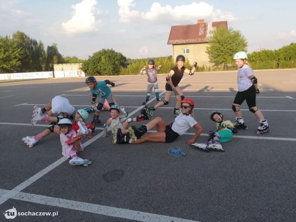 Rolkomaniacy z gminy Młodzieszyn