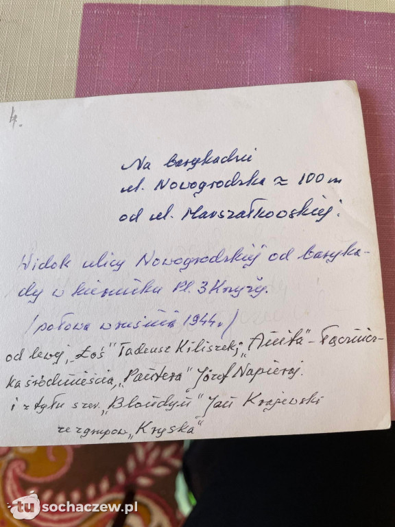 Jerzy Brzeziński wspomina Powstanie Warszawskie