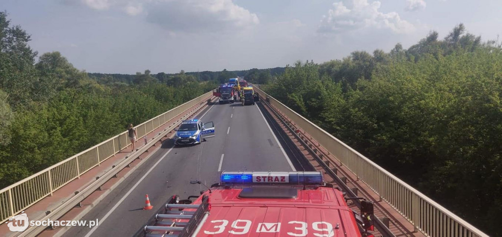 Wypadek na moście w Wyszogrodzie