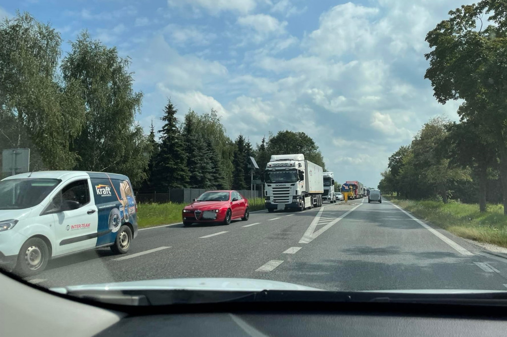 Utrudnienia na DK 92