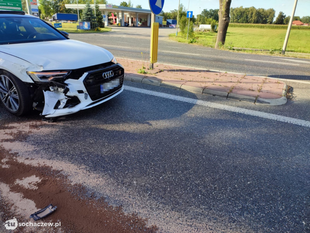Wypadek w Kożuszkach Parcel
