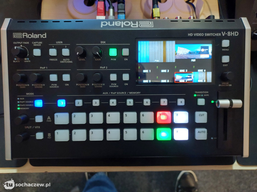 Studio audiowizualne w szkole w Młodzieszynie