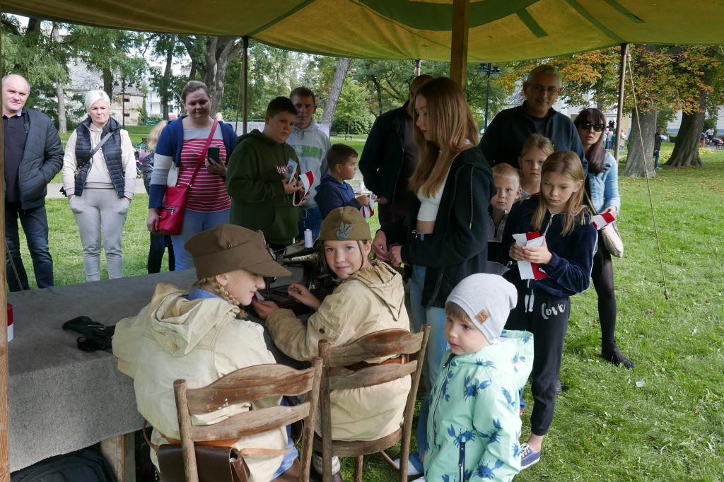 Piknik w parku Garbolewskiego