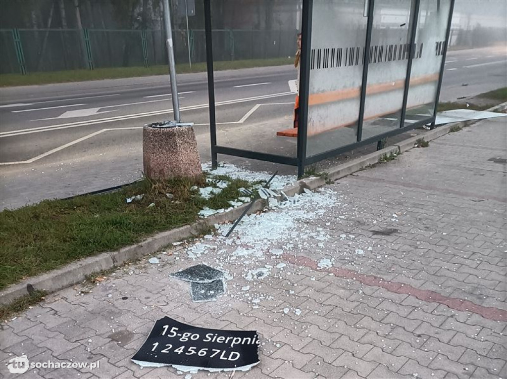 Przystankowi wandale poszukiwani