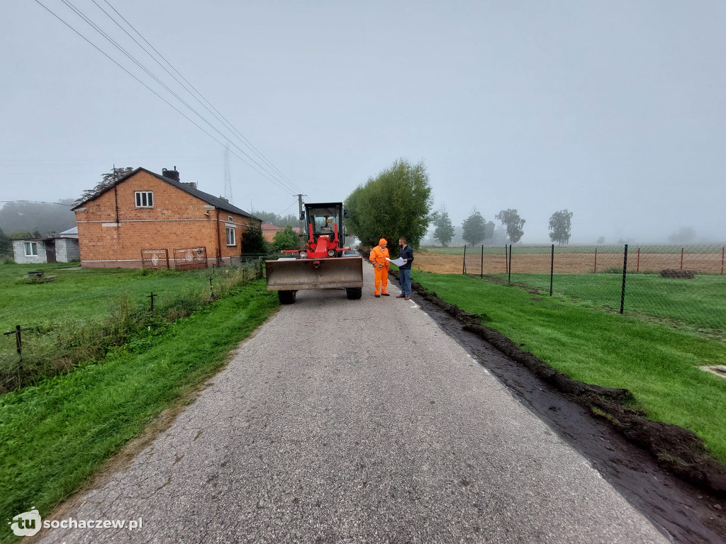 Ruszył remont drogi w Sarnowie