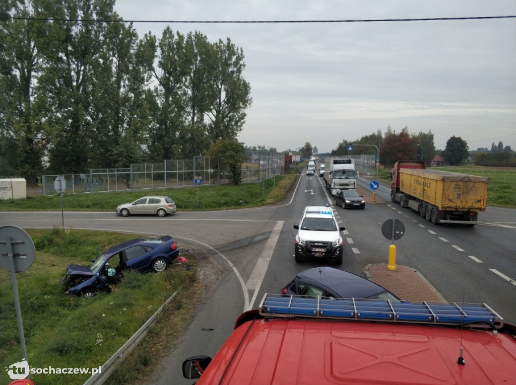 Wypadek na DK 50 w Żdżarowie