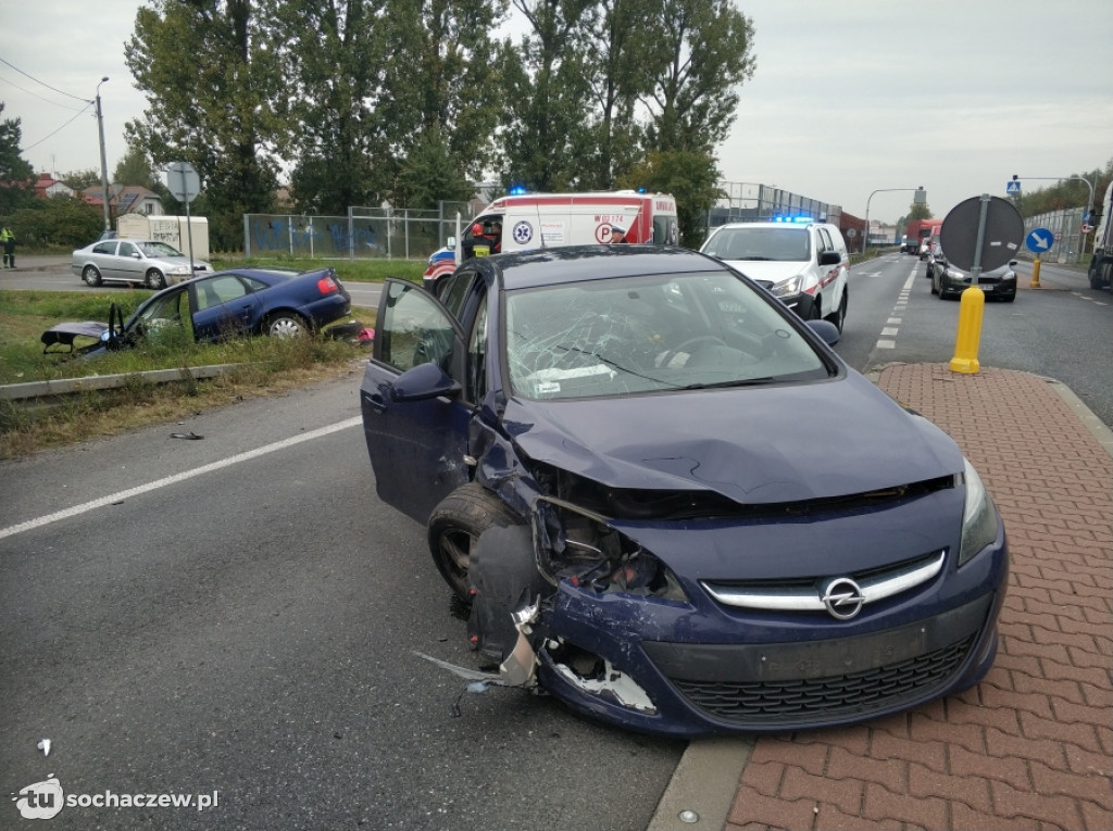 Wypadek na DK 50 w Żdżarowie