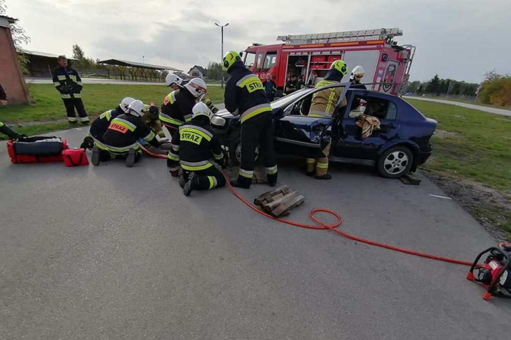 Ćwiczenia strażackie w gminie Nowa Sucha