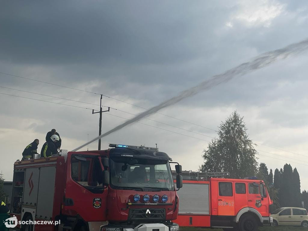 Ćwiczenia strażackie w gminie Nowa Sucha