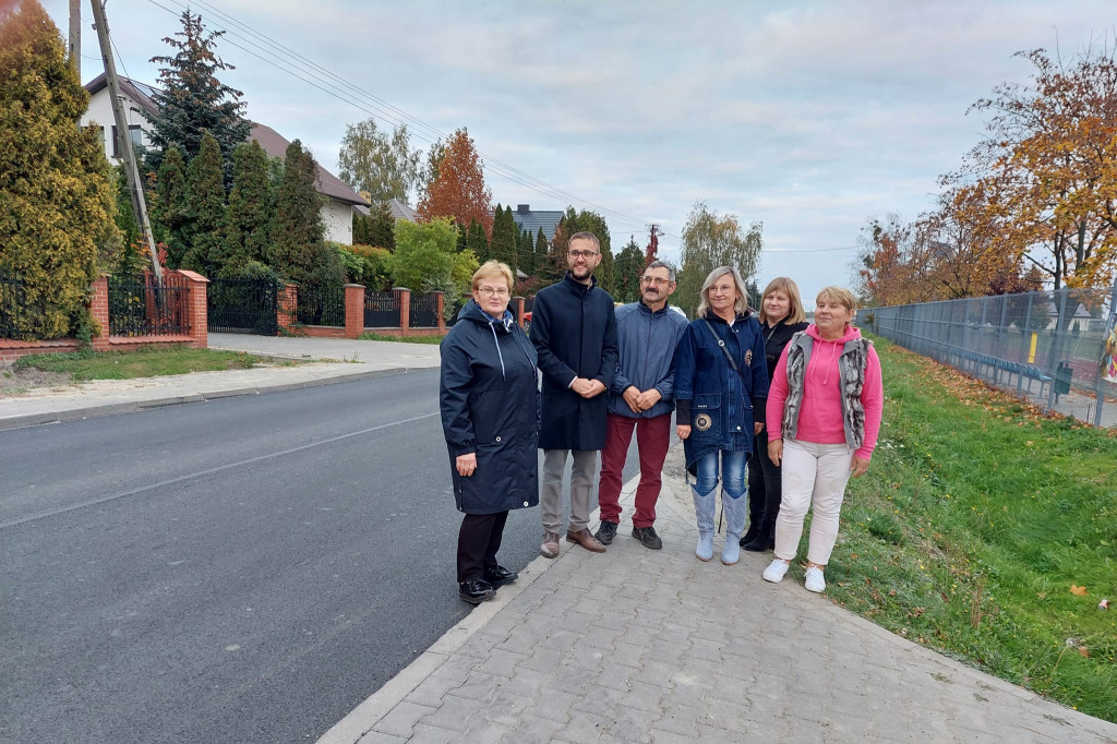 Rybno: zakończono remont ulicy Wyszogrodzkiej