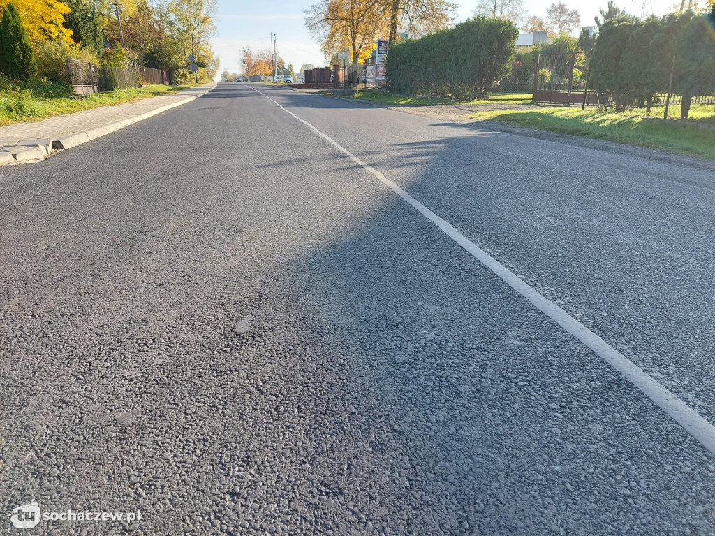 Rybno: zakończono remont ulicy Wyszogrodzkiej