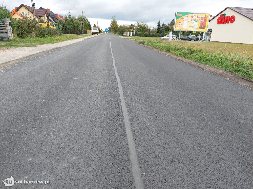 Rybno: zakończono remont ulicy Wyszogrodzkiej