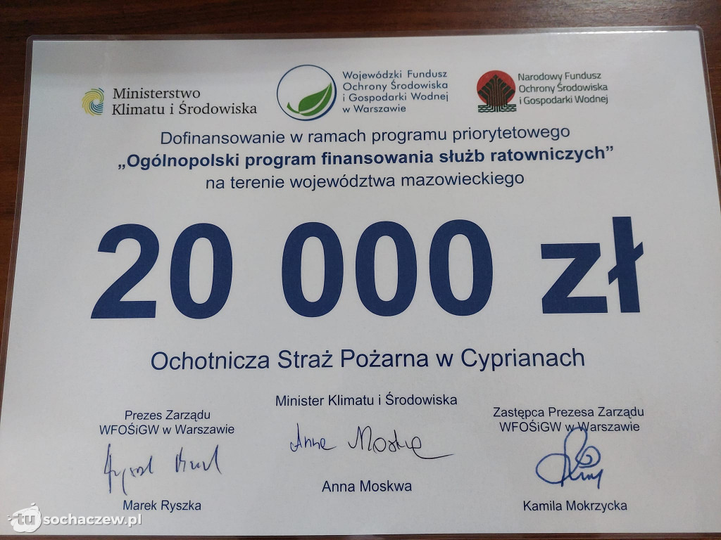 Dofinansowania dla OSP