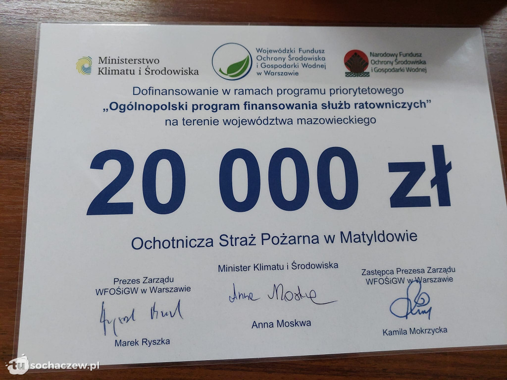 Dofinansowania dla OSP