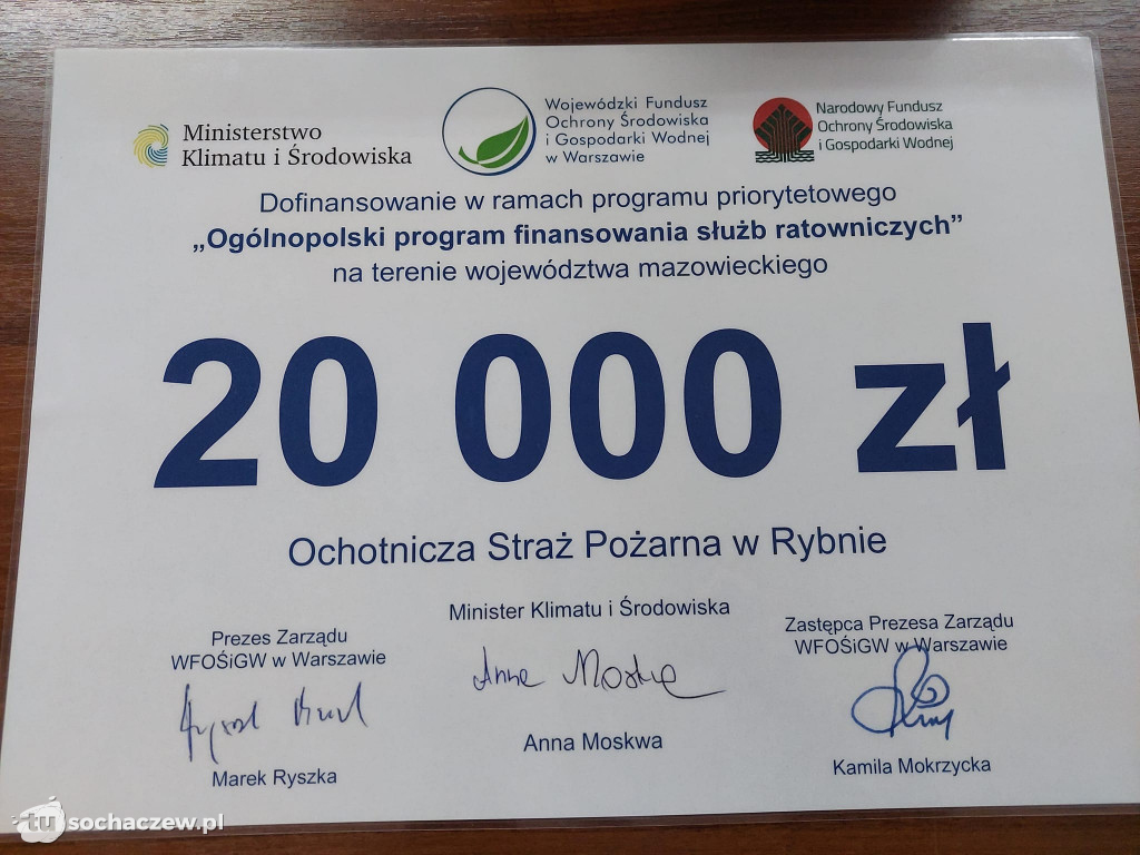 Dofinansowania dla OSP
