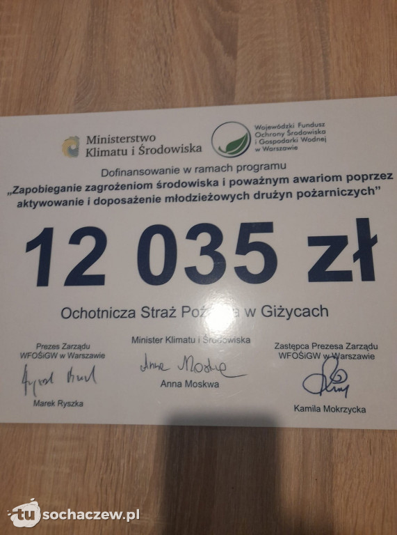 Dofinansowania dla OSP
