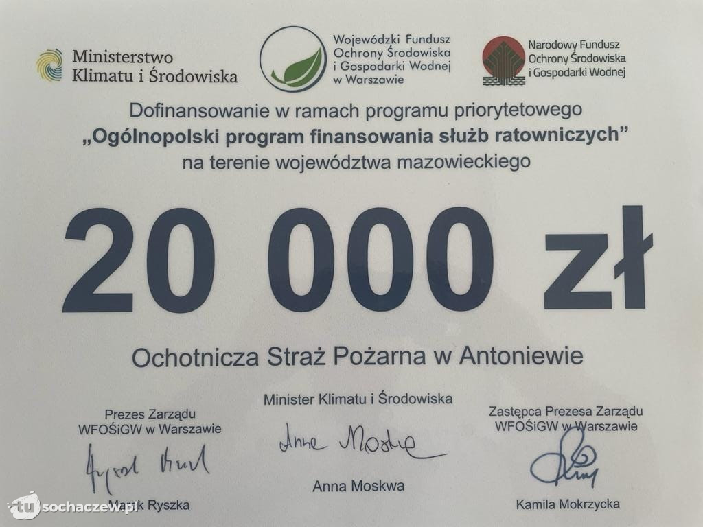 Dofinansowania dla OSP