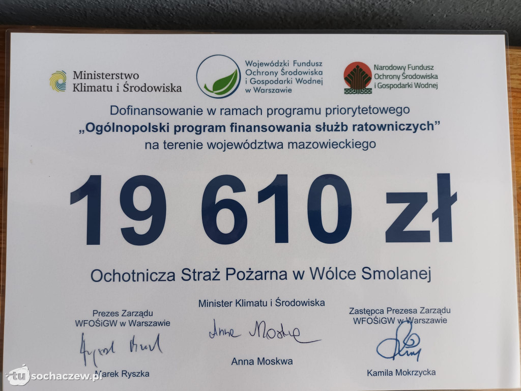 Dofinansowania dla OSP