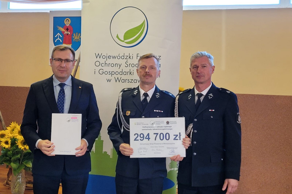 Pieniądze dla OSP z gminy Młodzieszyn
