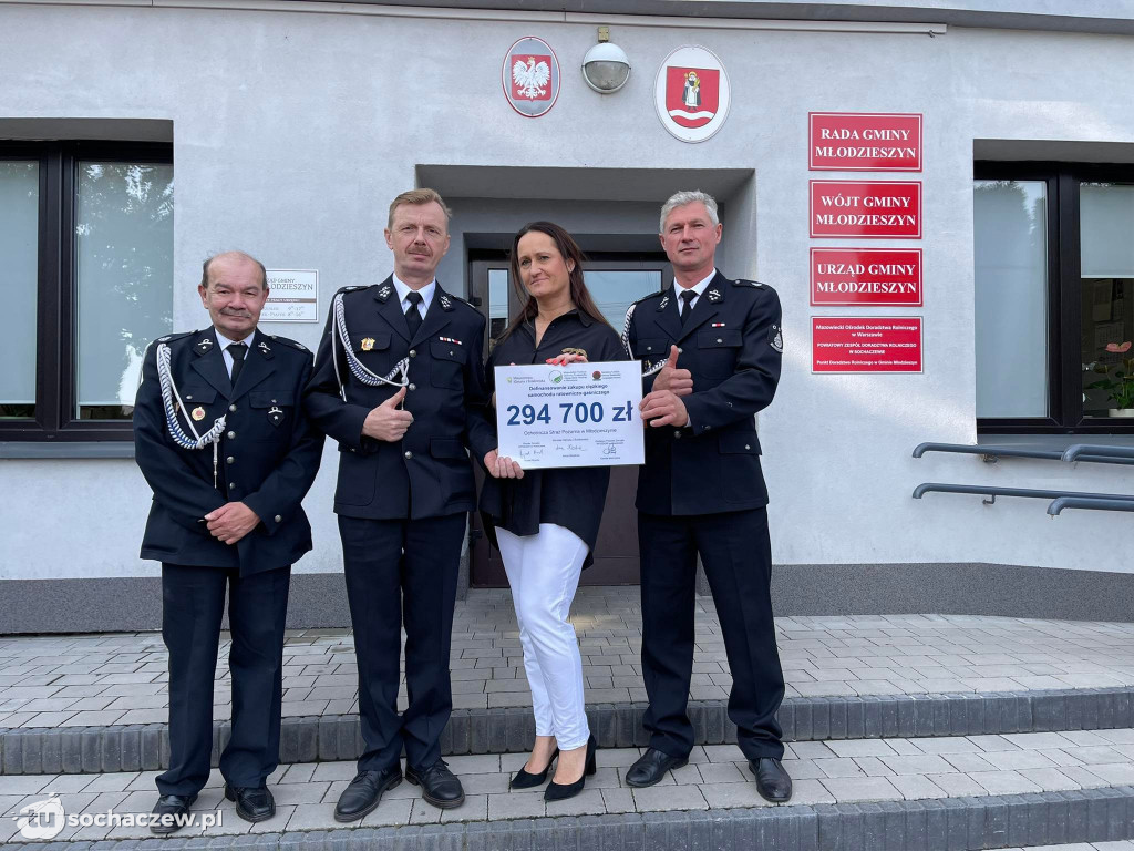 Pieniądze dla OSP z gminy Młodzieszyn