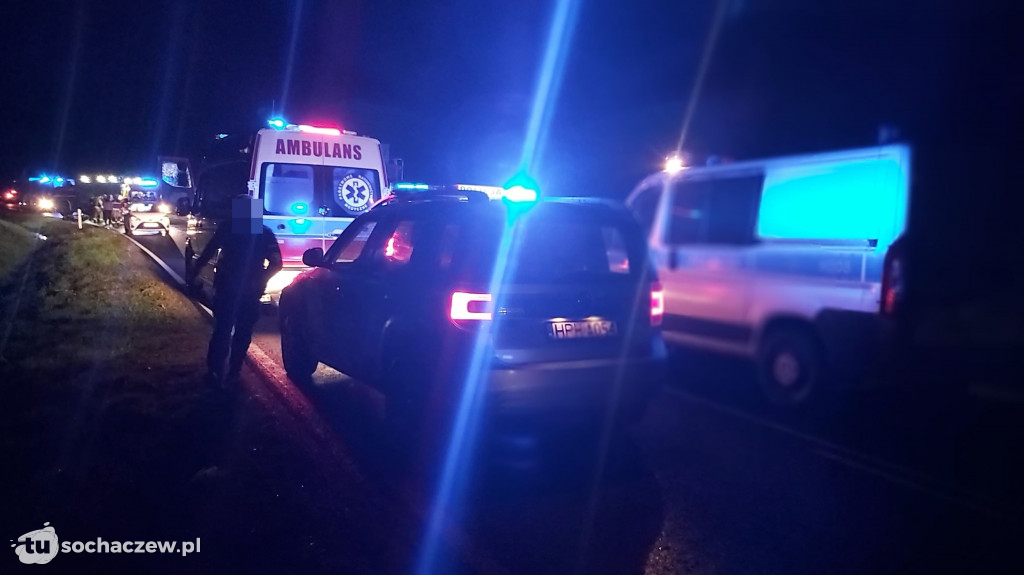 Wypadek na DW 577 w Giżyczkach
