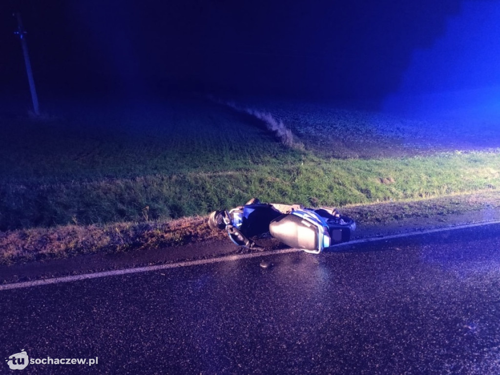 Wypadek na DW 577 w Giżyczkach