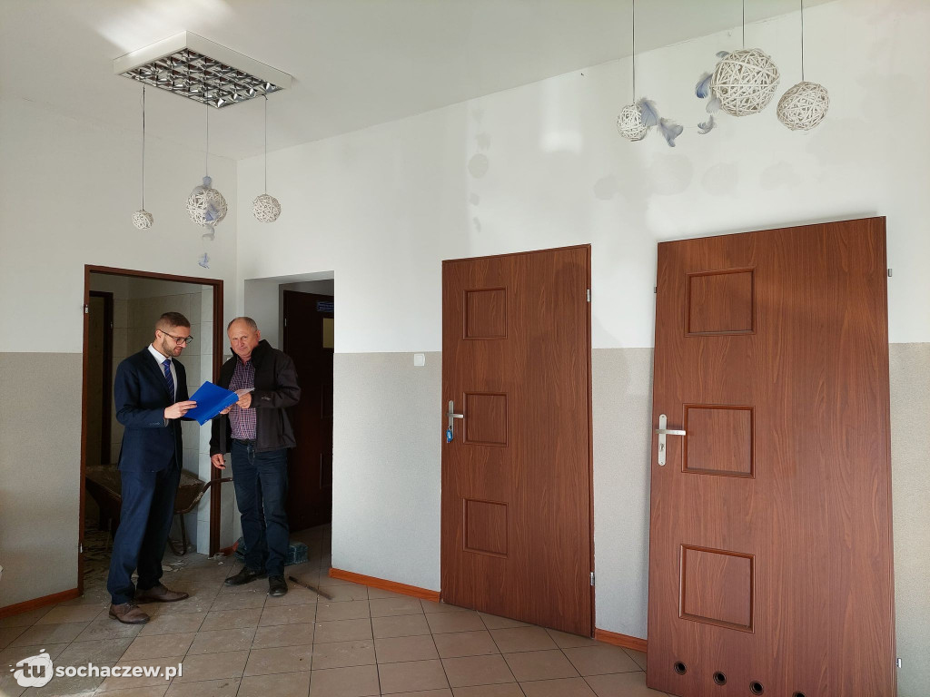 remont budynku Ochotniczej Straży Pożarnej w Wężykach