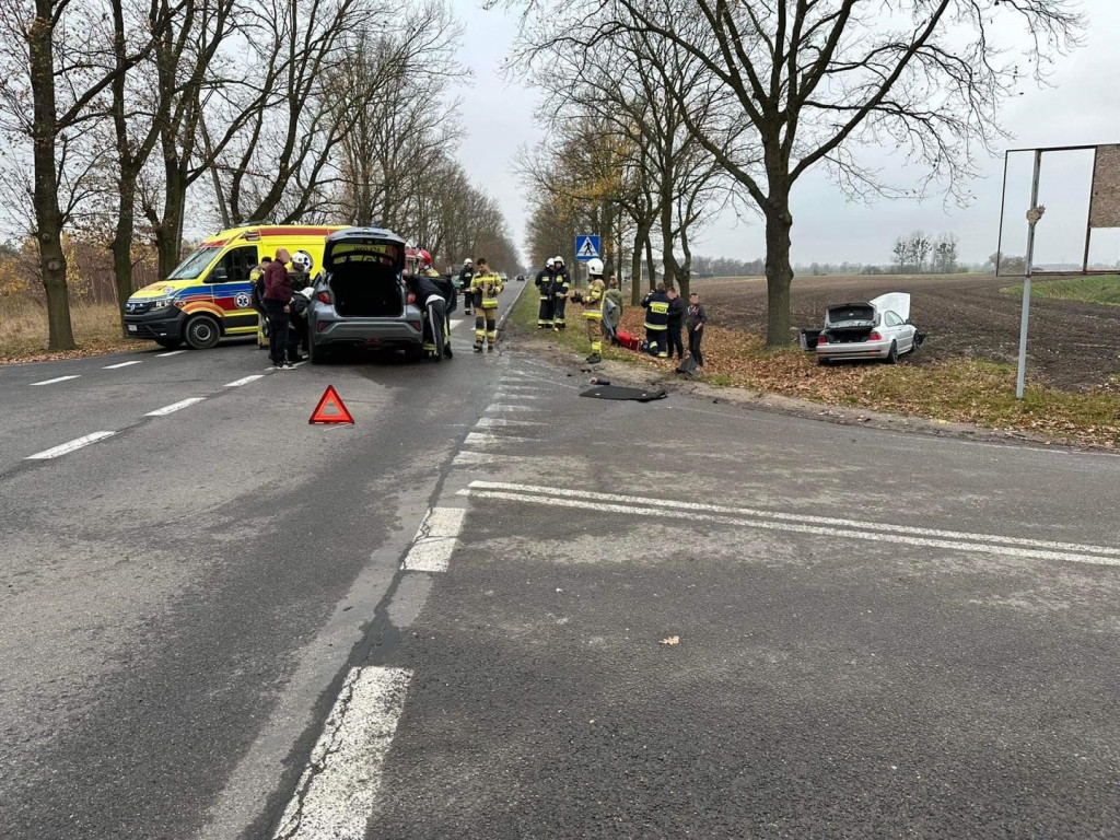 Wypadek w Łazach