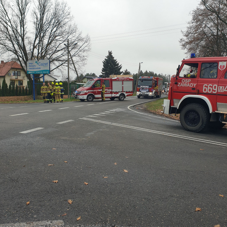 Wypadek w Łazach