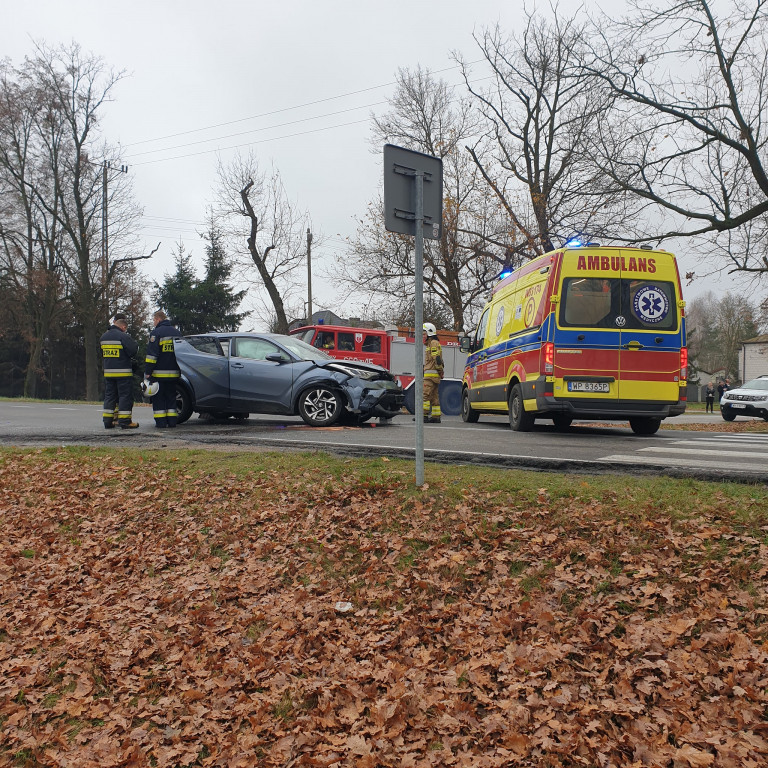 Wypadek w Łazach