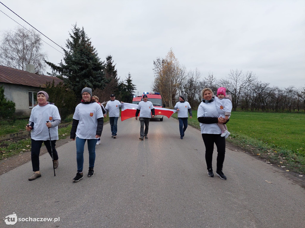 Rybno: III Gminny Niepodległościowy Bieg i Marsz Nordic Walking