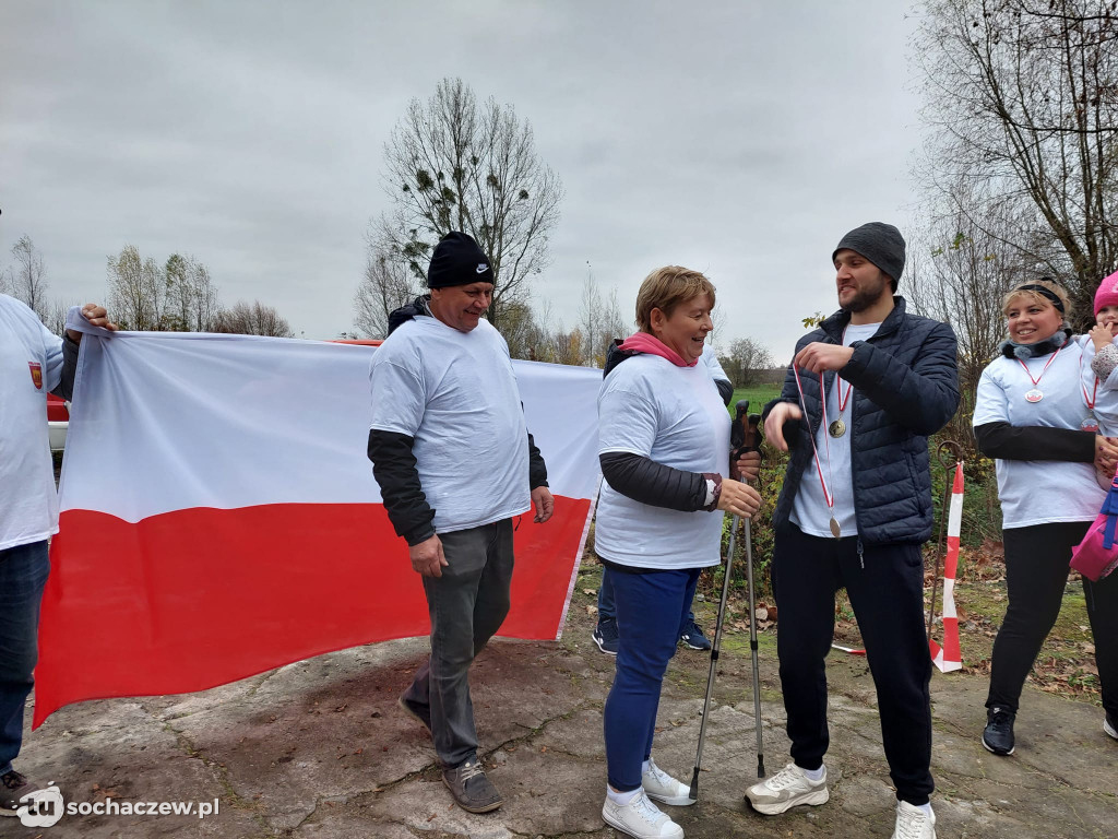 Rybno: III Gminny Niepodległościowy Bieg i Marsz Nordic Walking