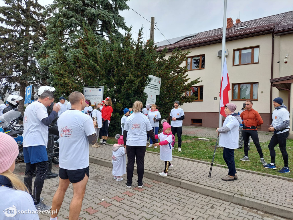 Rybno: III Gminny Niepodległościowy Bieg i Marsz Nordic Walking