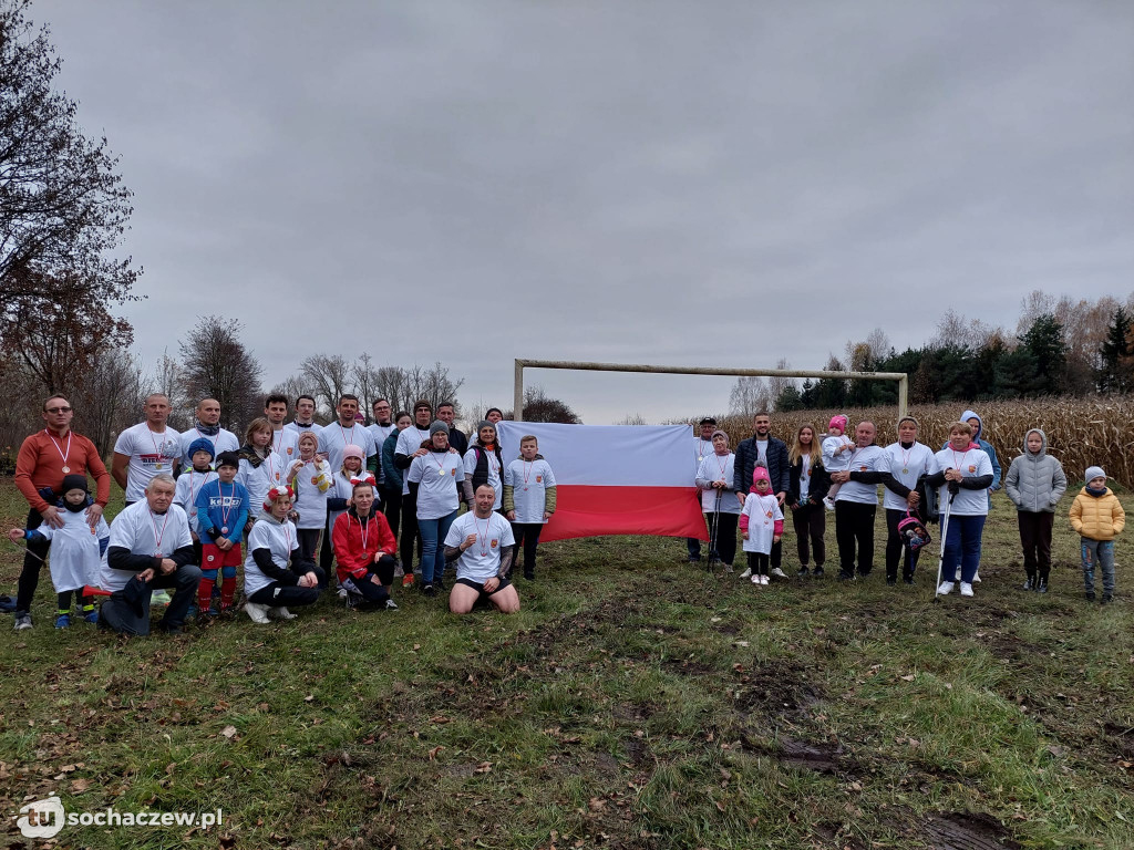 Rybno: III Gminny Niepodległościowy Bieg i Marsz Nordic Walking