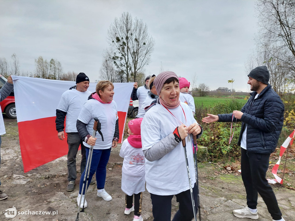 Rybno: III Gminny Niepodległościowy Bieg i Marsz Nordic Walking