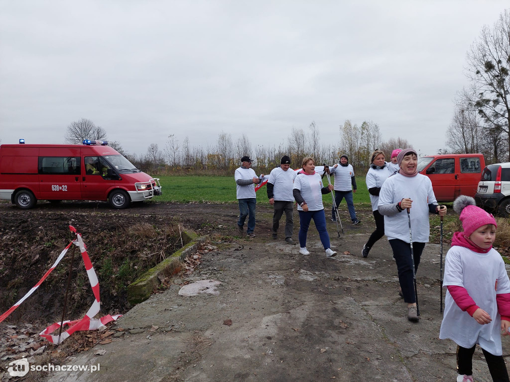 Rybno: III Gminny Niepodległościowy Bieg i Marsz Nordic Walking