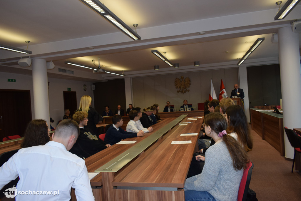 Posiedzenie Młodzieżowej Rady Miasta
