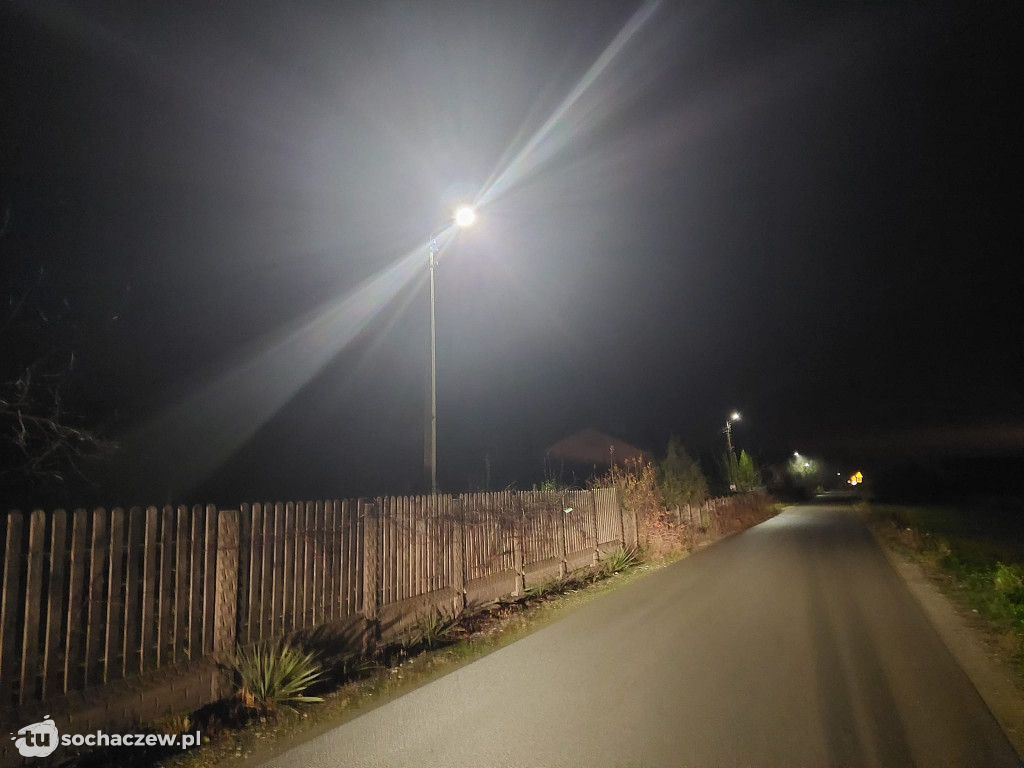 Nowe oświetlenie uliczne w Cyprianach