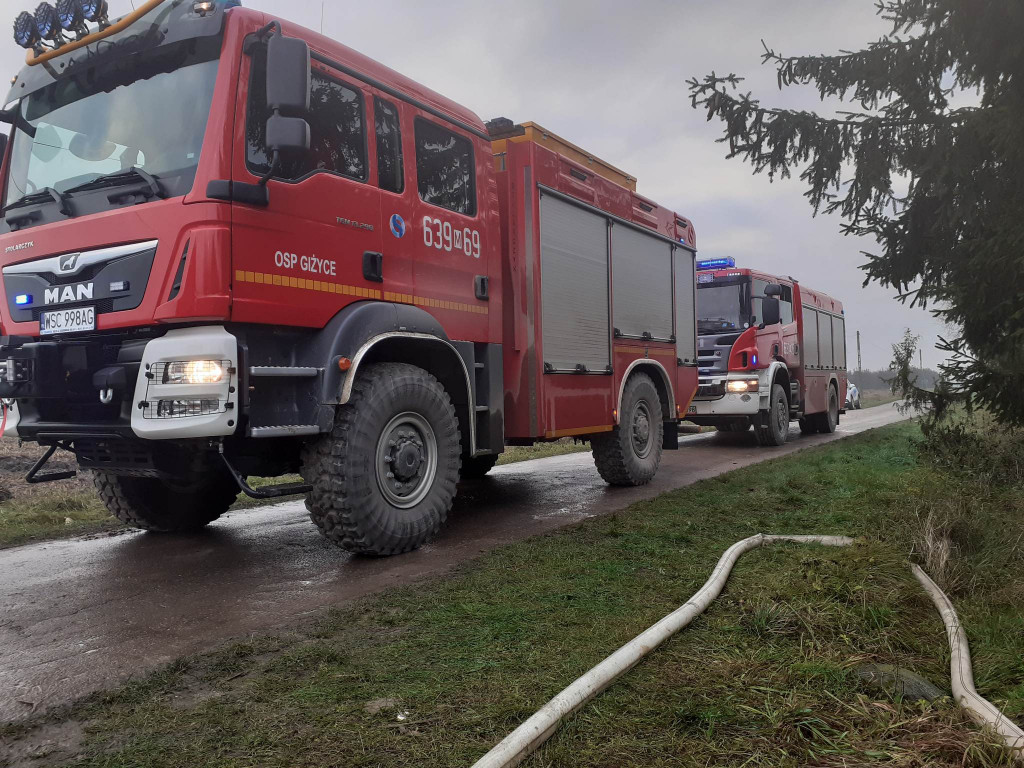 Pożar stodoły w Przejmie