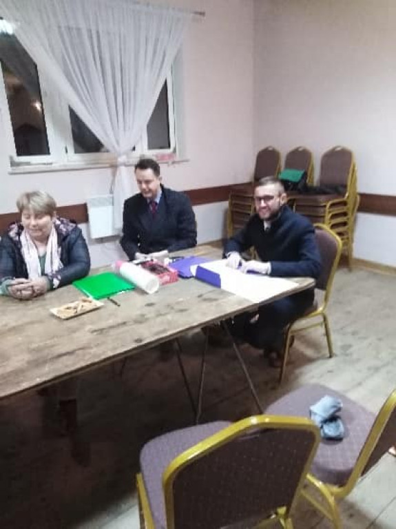 Spotkania wójta Damiana Jaworskiego z mieszkańcami