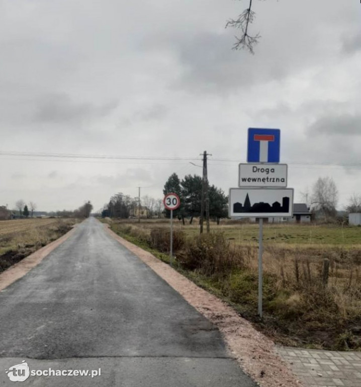 Wierzbowa w Młodzieszynie z nową nawierzchnią
