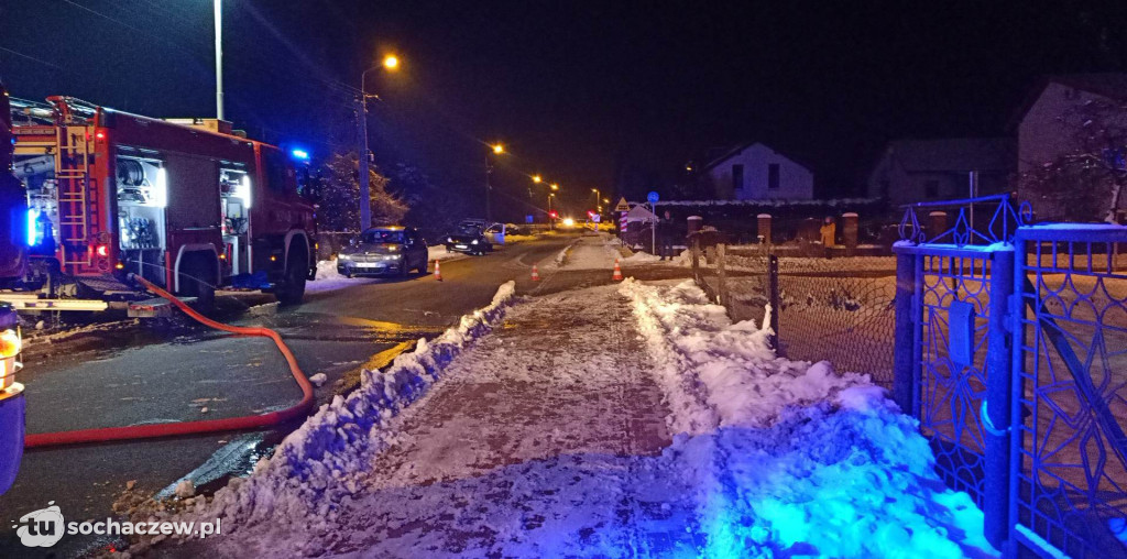 Nocny pożar przy Boryszewskiej