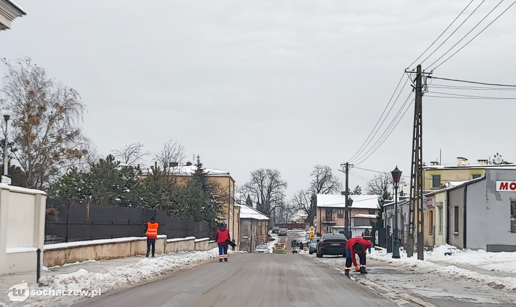 Gołoledź w Sochaczewie