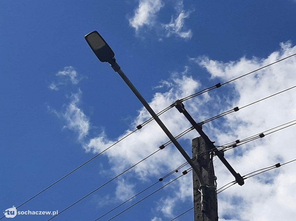 Rybno: nowe energooszczędnych oświetlenie w Wesołej
